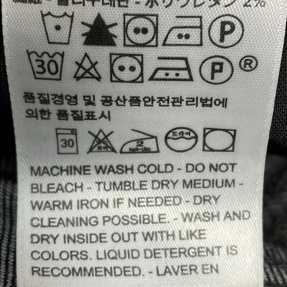 NWOT Levi’s 721 High Rise Skinny Black Wash Denim Jeans Distressed 26 - Picture 13 of 15